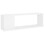 tv-bord 100x24x32 cm konstrueret træ hvid