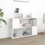 bogreol 100x24x63 cm konstrueret træ hvid