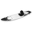 oppusteligt paddleboardsæt 330x76x10 cm sort