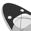 oppusteligt paddleboardsæt 330x76x10 cm sort