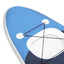 oppusteligt paddleboardsæt 360x81x10 cm havblå