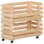 grøntsagsvogn 57x30x80 cm massivt fyrretræ