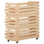 grøntsagsvogn 77x30x80 cm massivt fyrretræ
