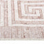 gulvtæppe 160x230 cm skridsikkert og vaskbart beige
