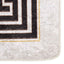 gulvtæppe 80x150 cm vaskbart lys beige