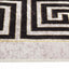 gulvtæppe 120x180 cm vaskbart lys beige