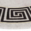 gulvtæppe φ120 skridsikkert og vaskbart Lys beige