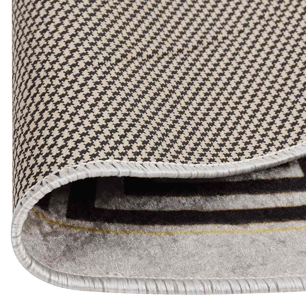 gulvtæppe φ120 skridsikkert og vaskbart Lys beige