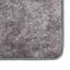tæppe 80x300 cm vaskbart grå
