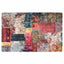 gulvtæppe 80x150 cm vaskbart patchworkdesign