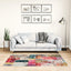 gulvtæppe 80x150 cm vaskbart patchworkdesign