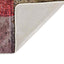 gulvtæppe 120x180 cm vaskbart patchworkdesign