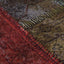 gulvtæppe φ120 vaskbart patchworkdesign flerfarvet