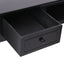 skrivebord 108x45x76 cm massivt kejsertræ sort