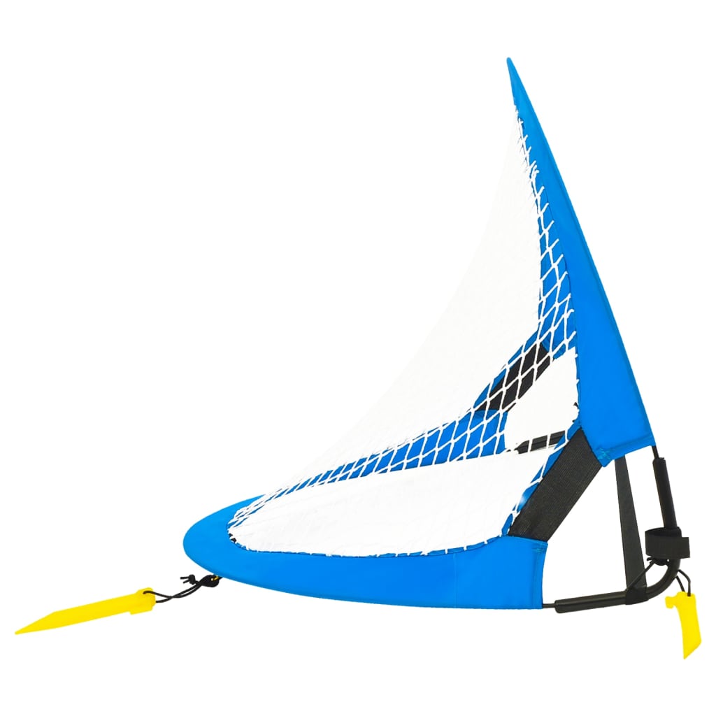 børnefodboldmål 2 stk. med opbevaringstaske 75,5x46x48 cm