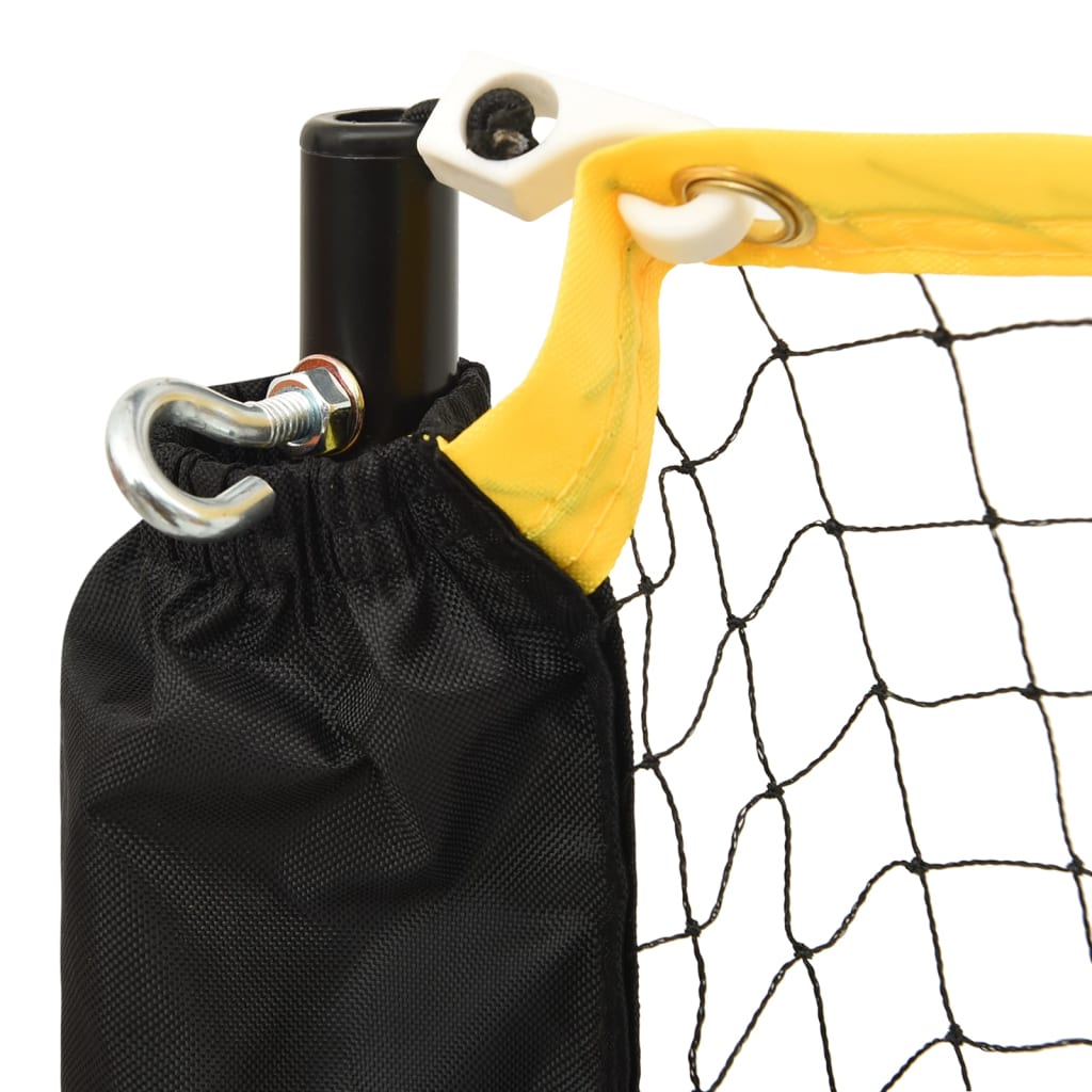 justerbart badmintonnet 500x103x94-158 cm metal