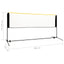 justerbart badmintonnet 300x103x94-158 cm metal