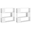 bogreol/rumdeler 100x24x188 cm hvid