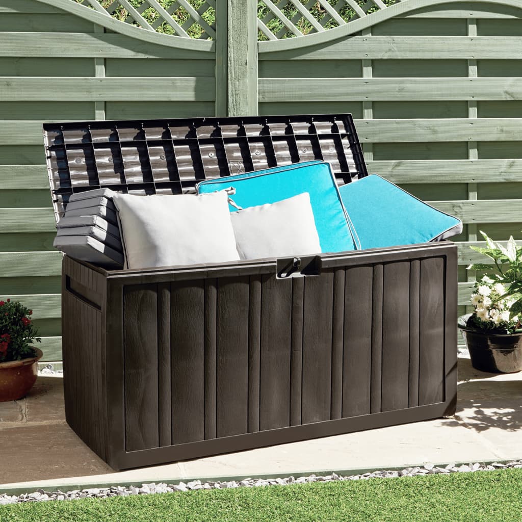 hyndeboks 117x45,5x57,5 cm 270 l brun