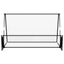 2-i-1 fodbold-rebounder 202x104x120 cm stål