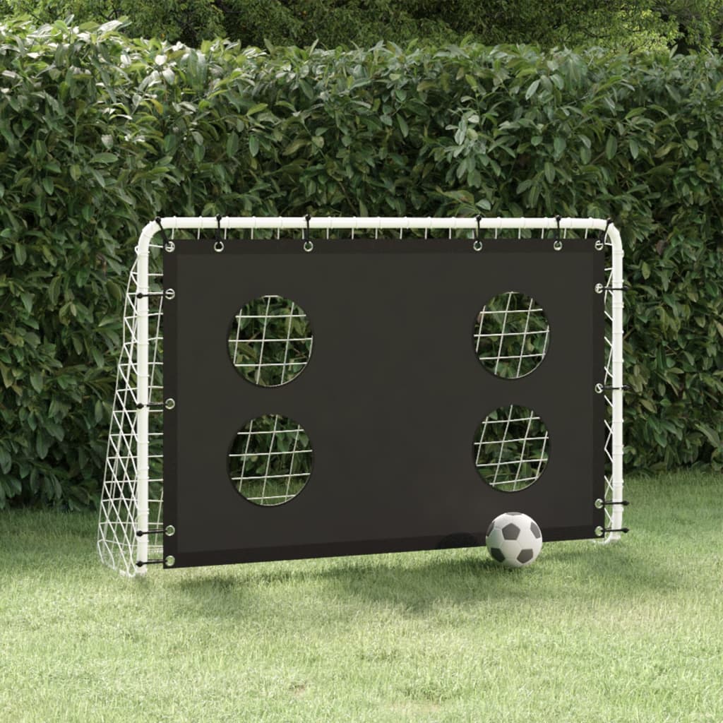 fodboldmål til præcisionstræning 184x61x122 cm stål billede