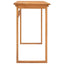 skrivebord 120x45x75 cm massivt teaktræ
