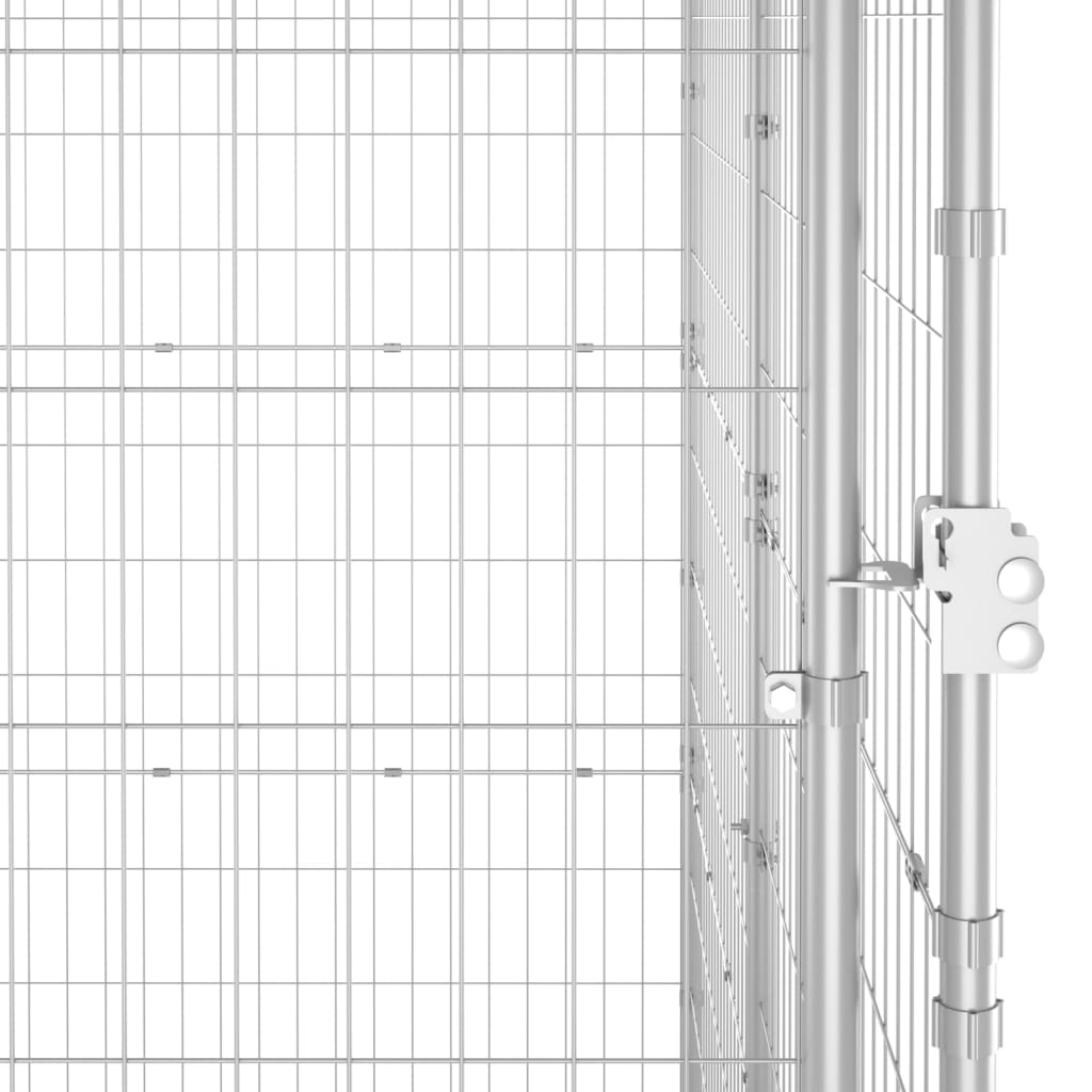 udendørs hundebur 26,62 m² galvaniseret stål
