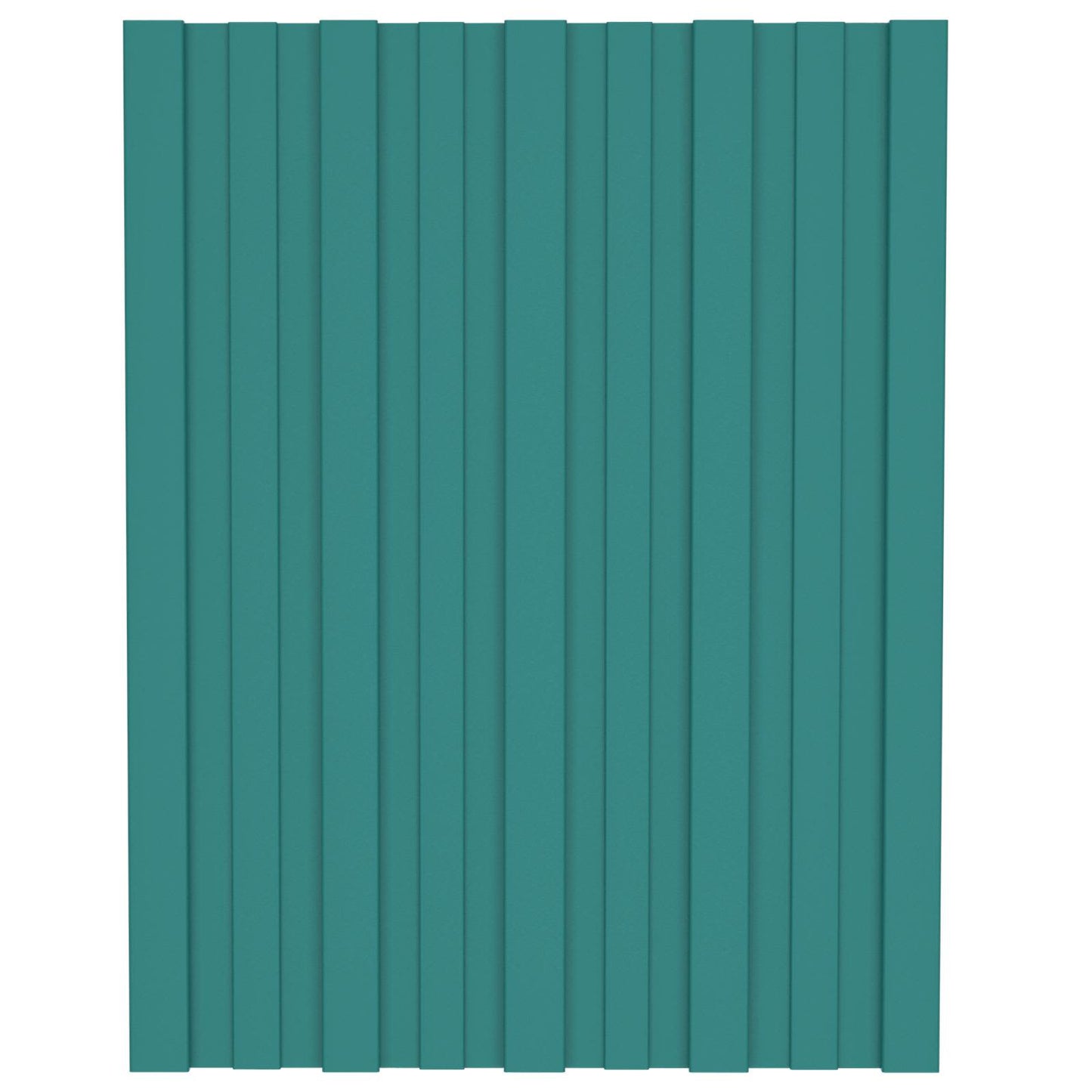 Tagpanel 12 pcs Grøn 60 x 45 cm Galvaniseret stål