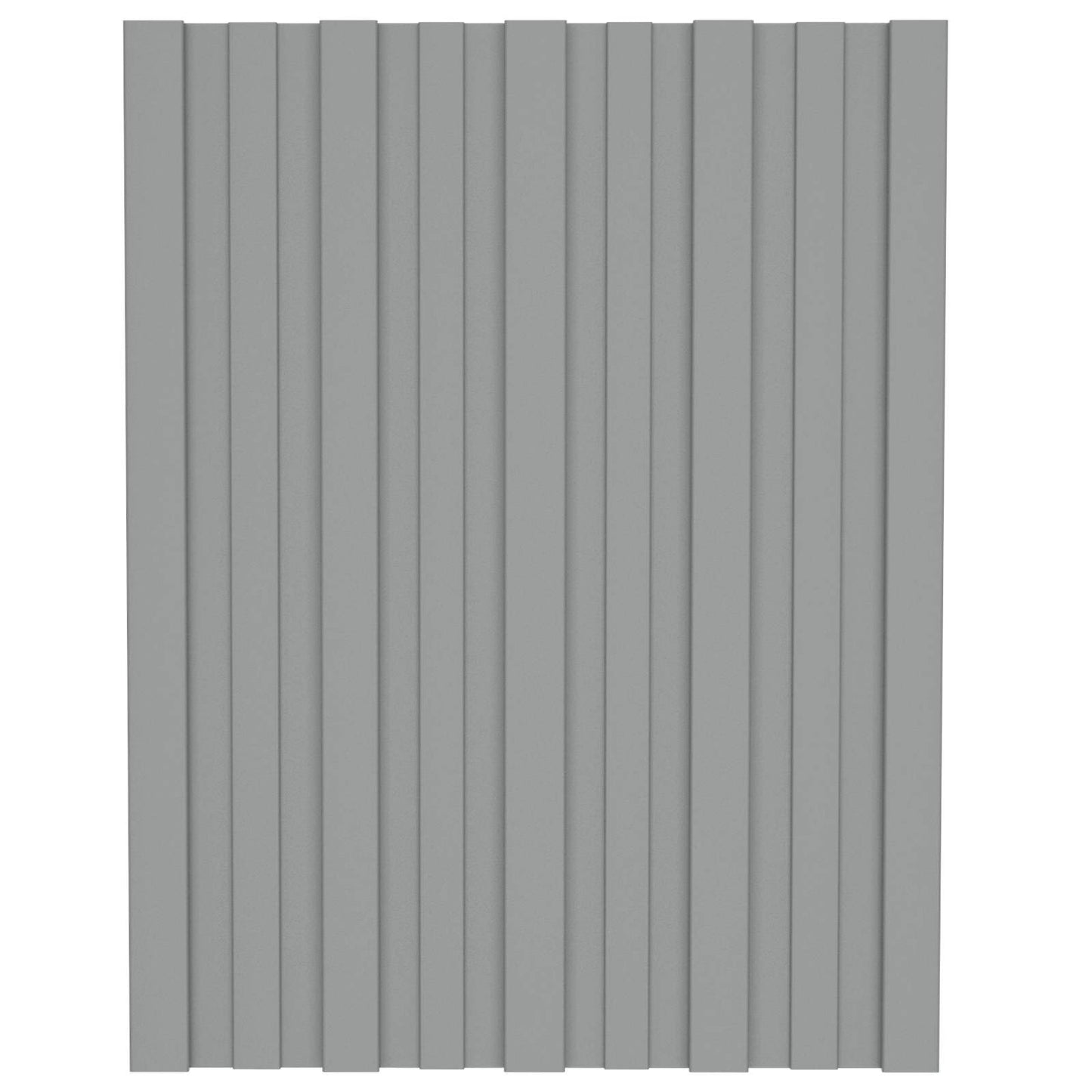 Tagpanel 36 pcs Grå 60 x 45 cm Galvaniseret stål
