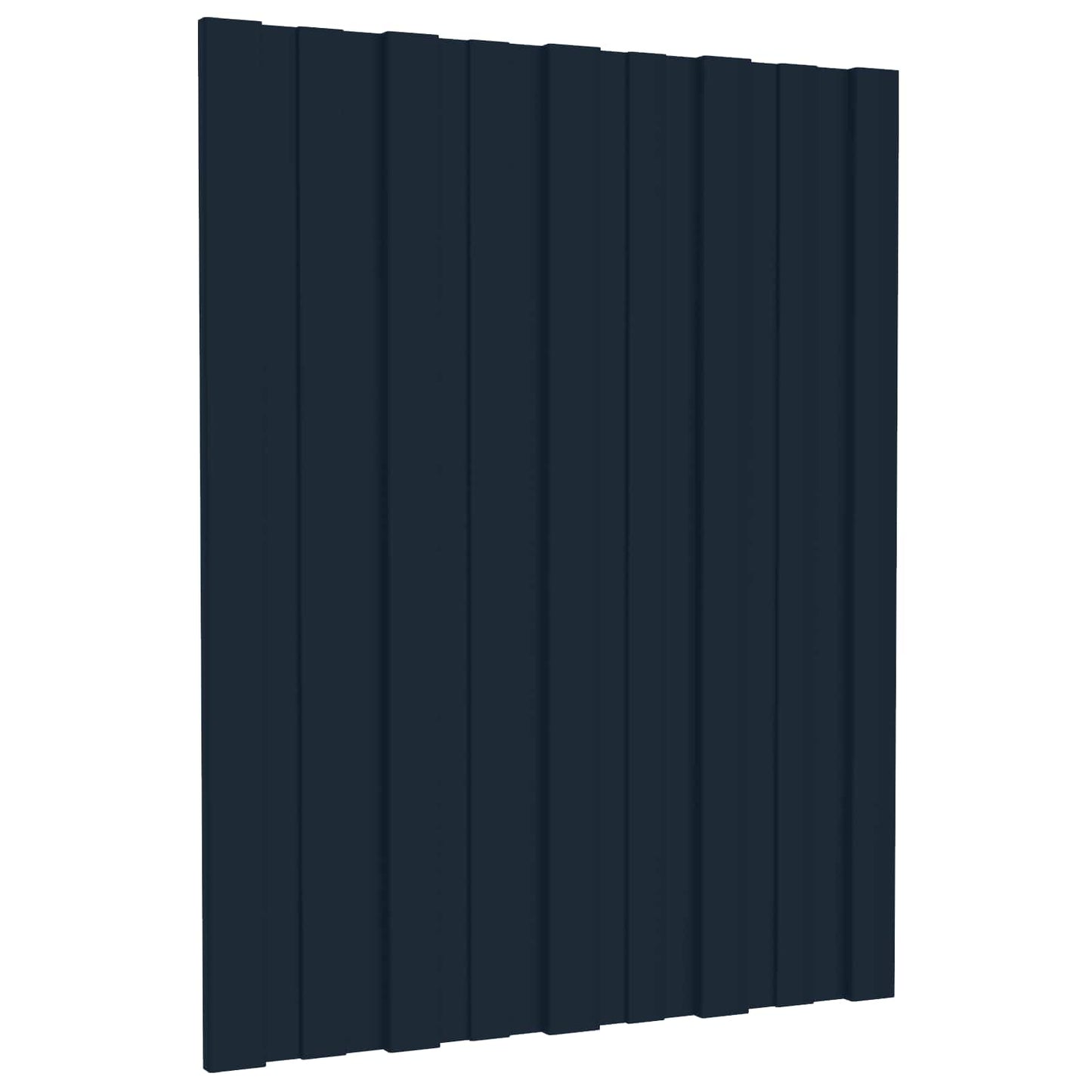 Tagpanel 12 pcs Antracit 60 x 45 cm Galvaniseret stål