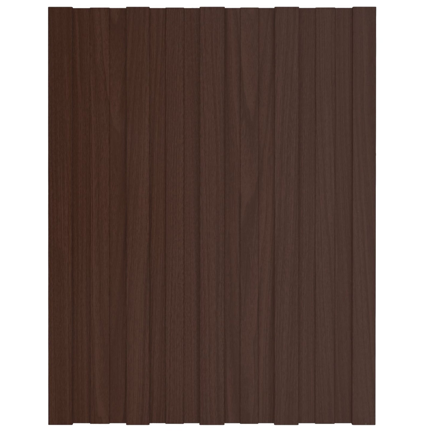Tagpanel 12 pcs Brun 60 x 45 cm Galvaniseret stål