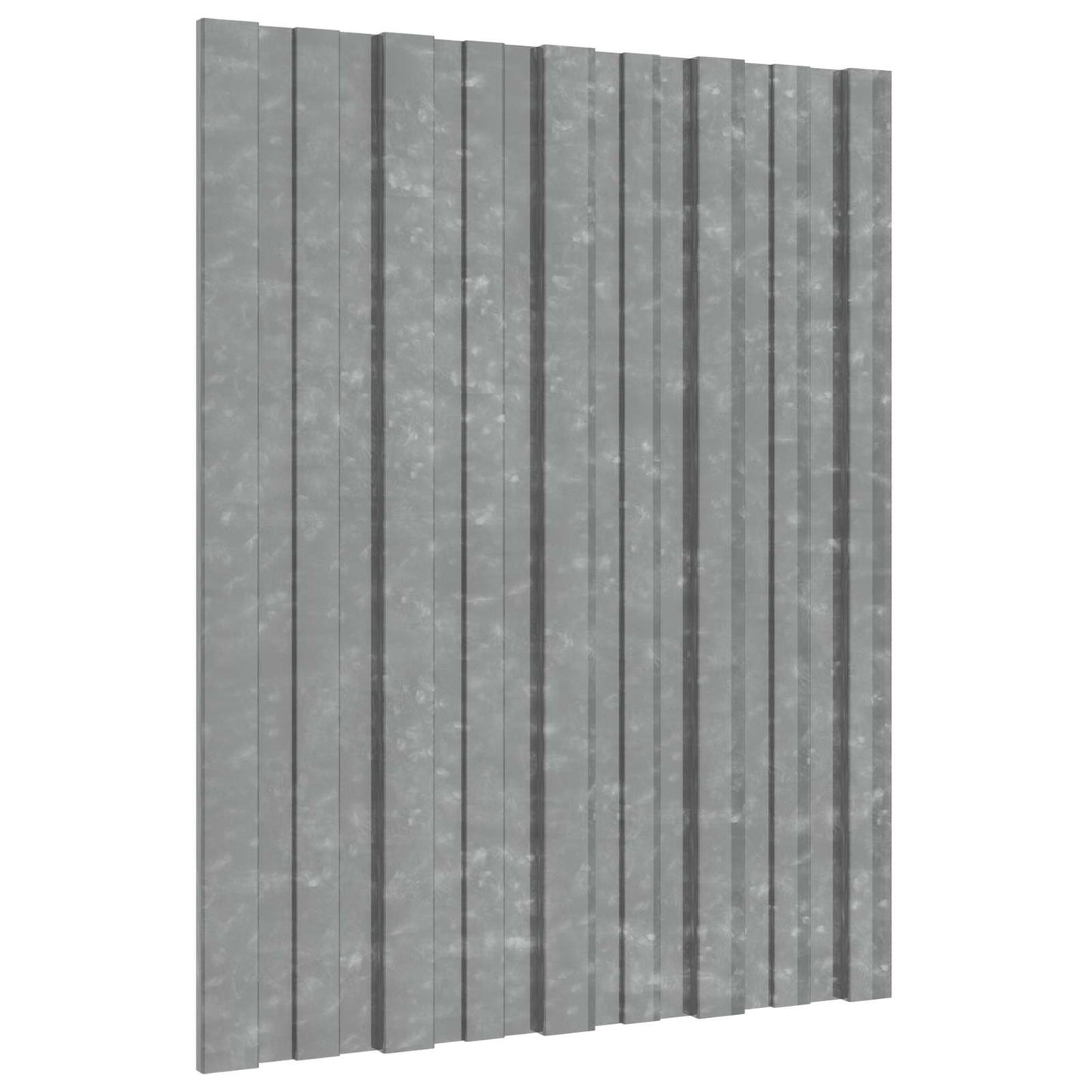 Tagpanel 36 pcs Sølv 60 x 45 cm Galvaniseret stål
