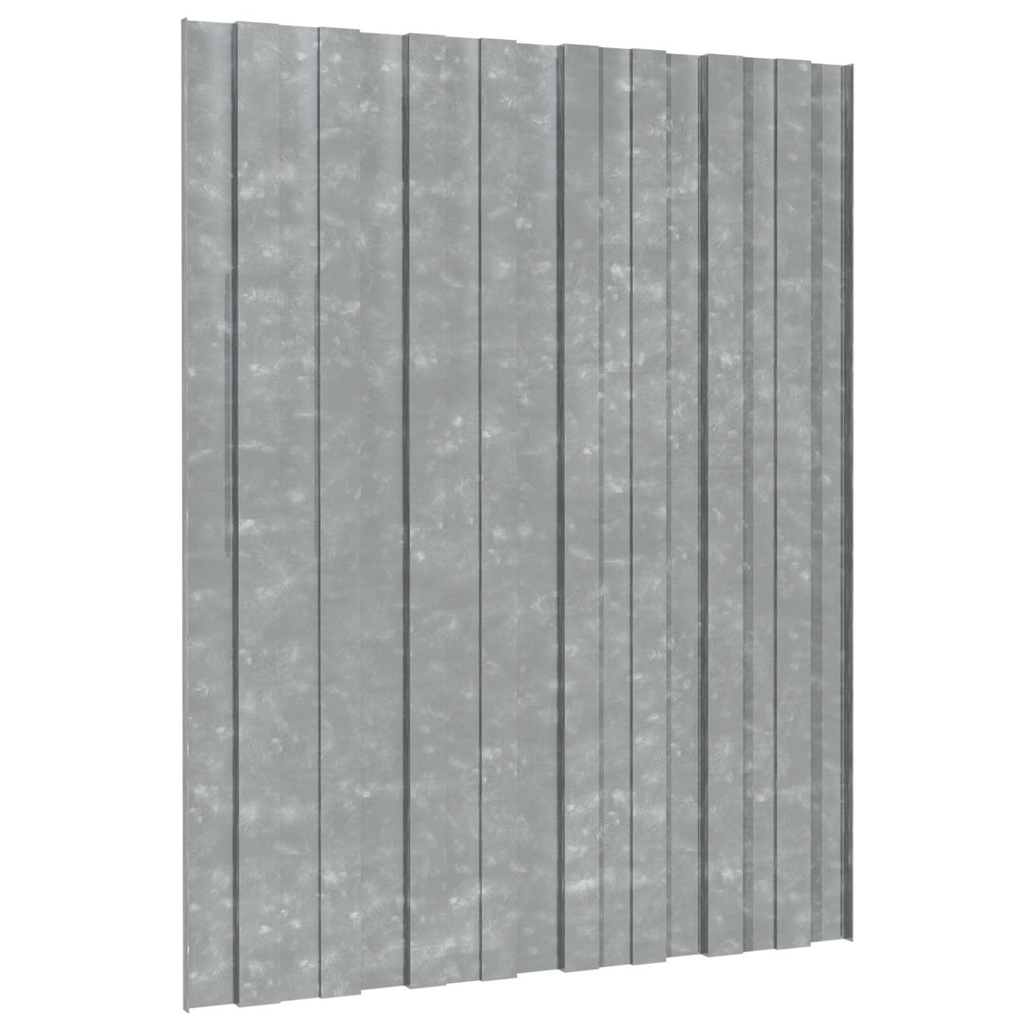 Tagpanel 36 pcs Sølv 60 x 45 cm Galvaniseret stål