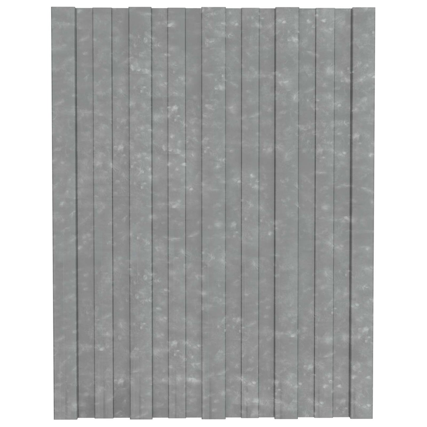 Tagpanel 36 pcs Sølv 60 x 45 cm Galvaniseret stål