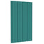 Tagpanel 12 pcs Grøn 80 x 45 cm Galvaniseret stål