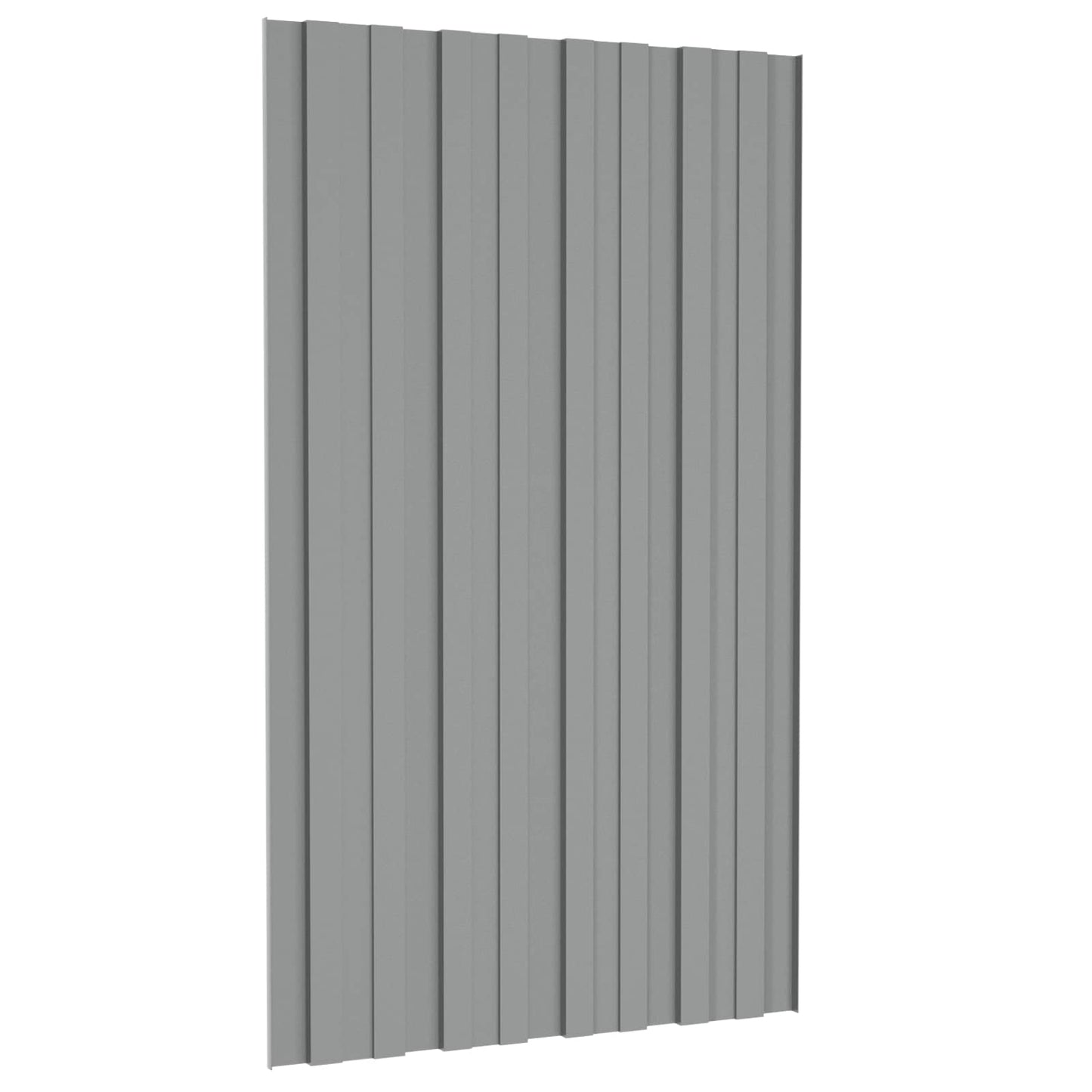 Tagpanel 36 pcs Grå 80 x 45 cm Galvaniseret stål