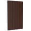 Tagpanel 36 pcs Brun 80 x 45 cm Galvaniseret stål