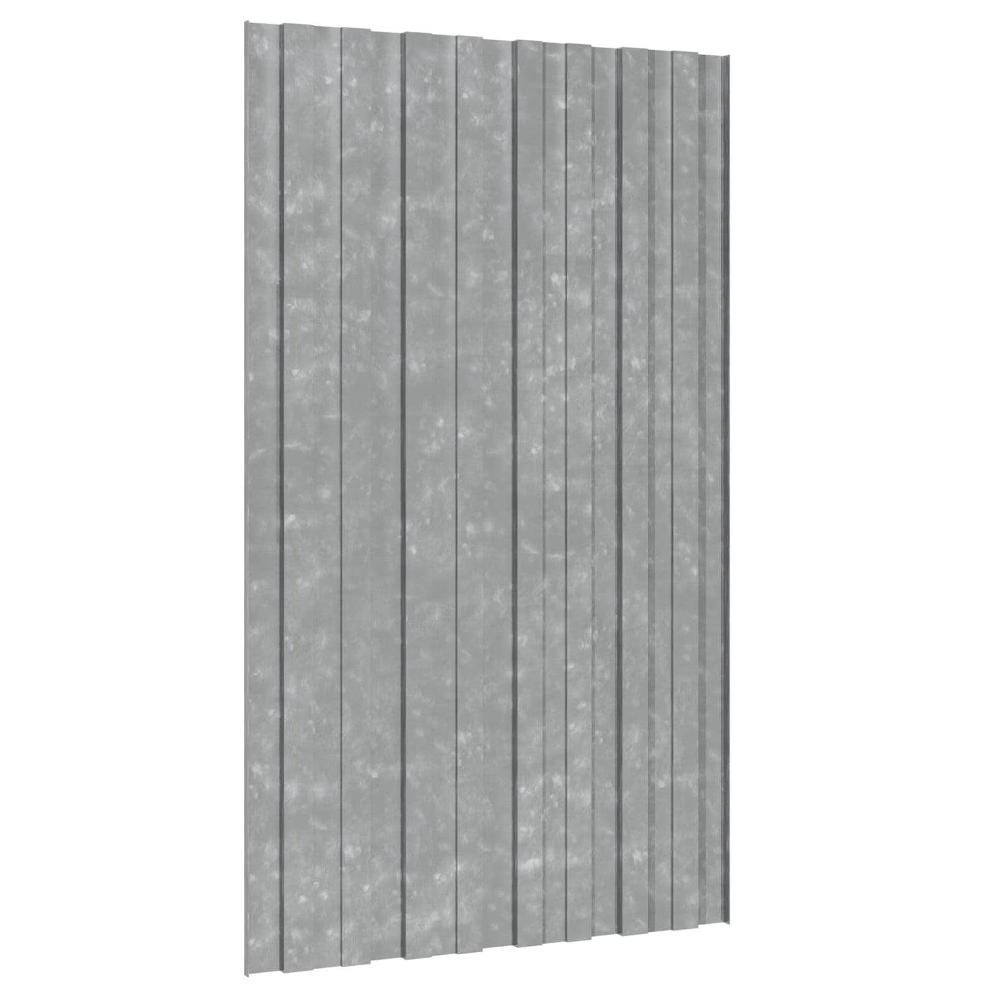 Tagpanel 36 pcs Sølv 80 x 45 cm Galvaniseret stål