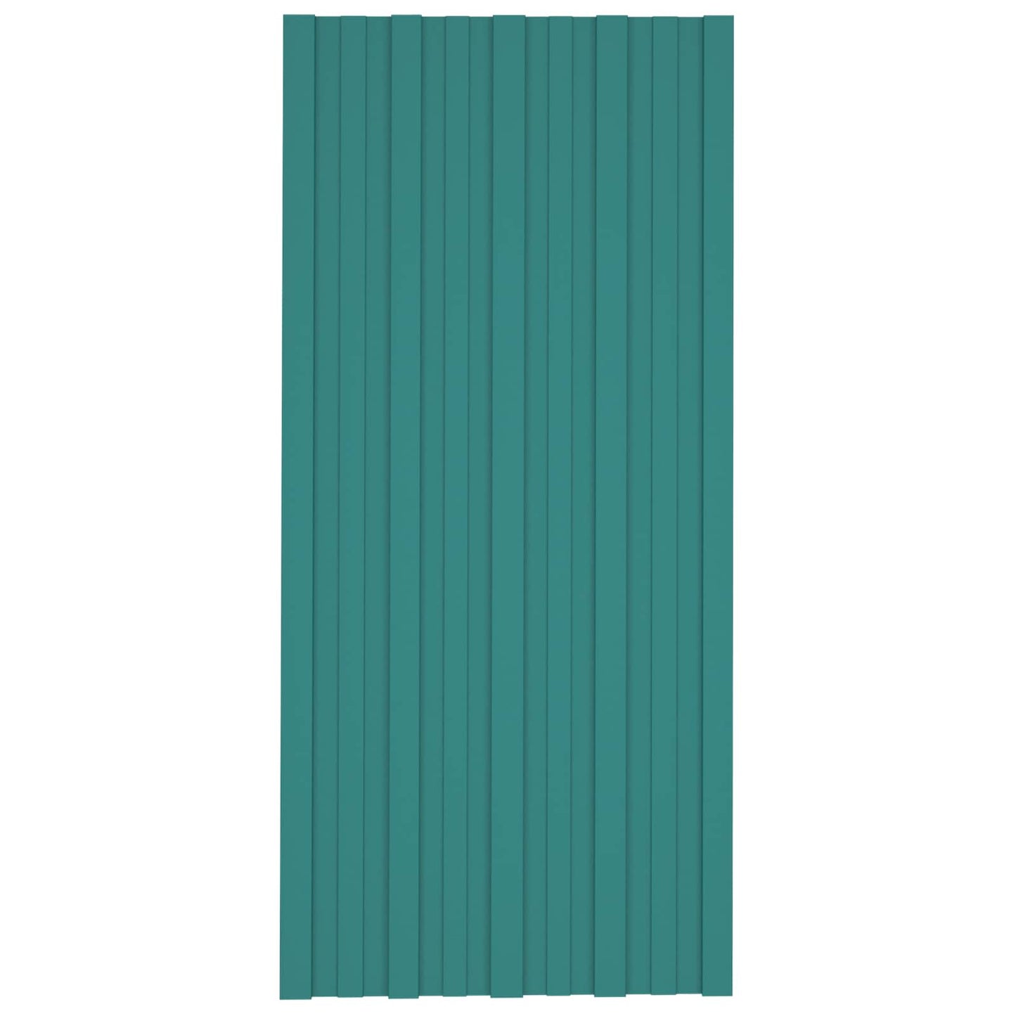 Tagpanel 36 pcs Grøn 100 x 45 cm Galvaniseret stål