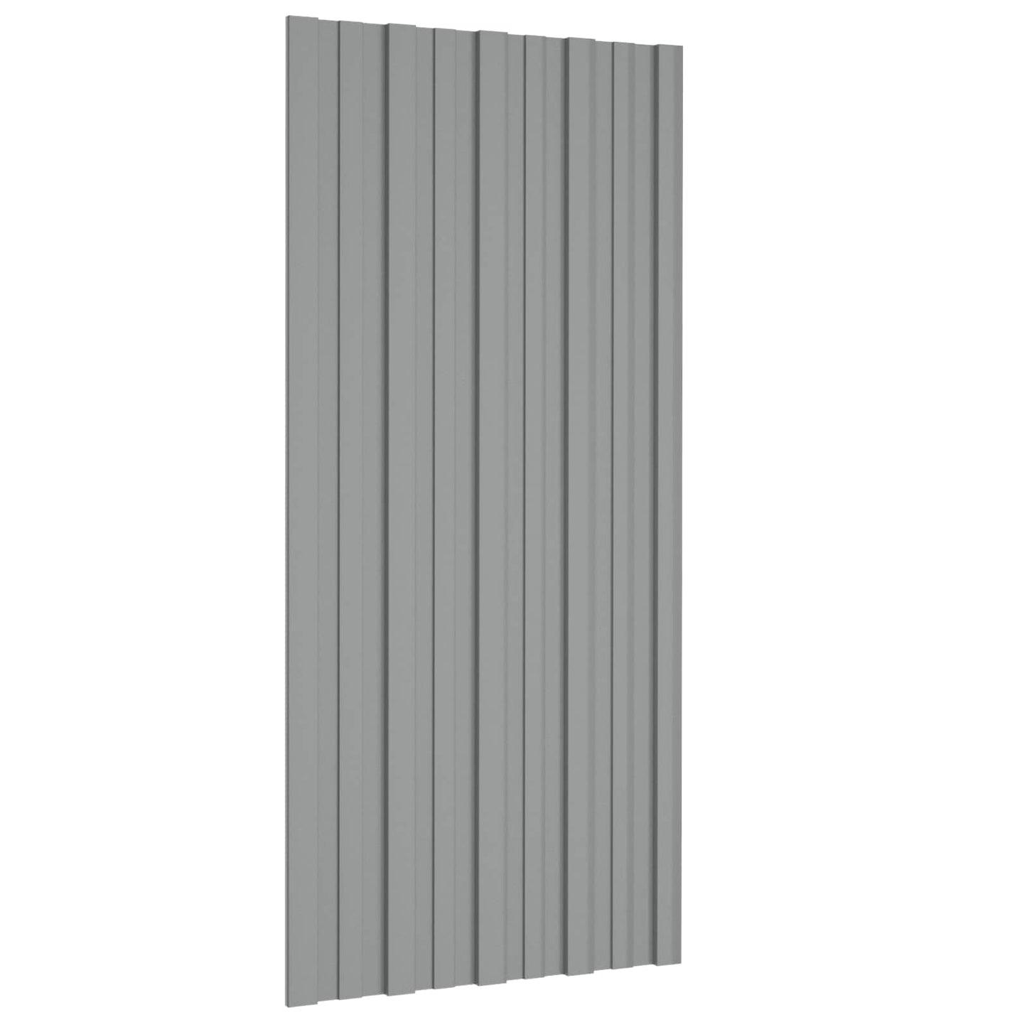 Tagpanel 36 pcs Grå 100 x 45 cm Galvaniseret stål