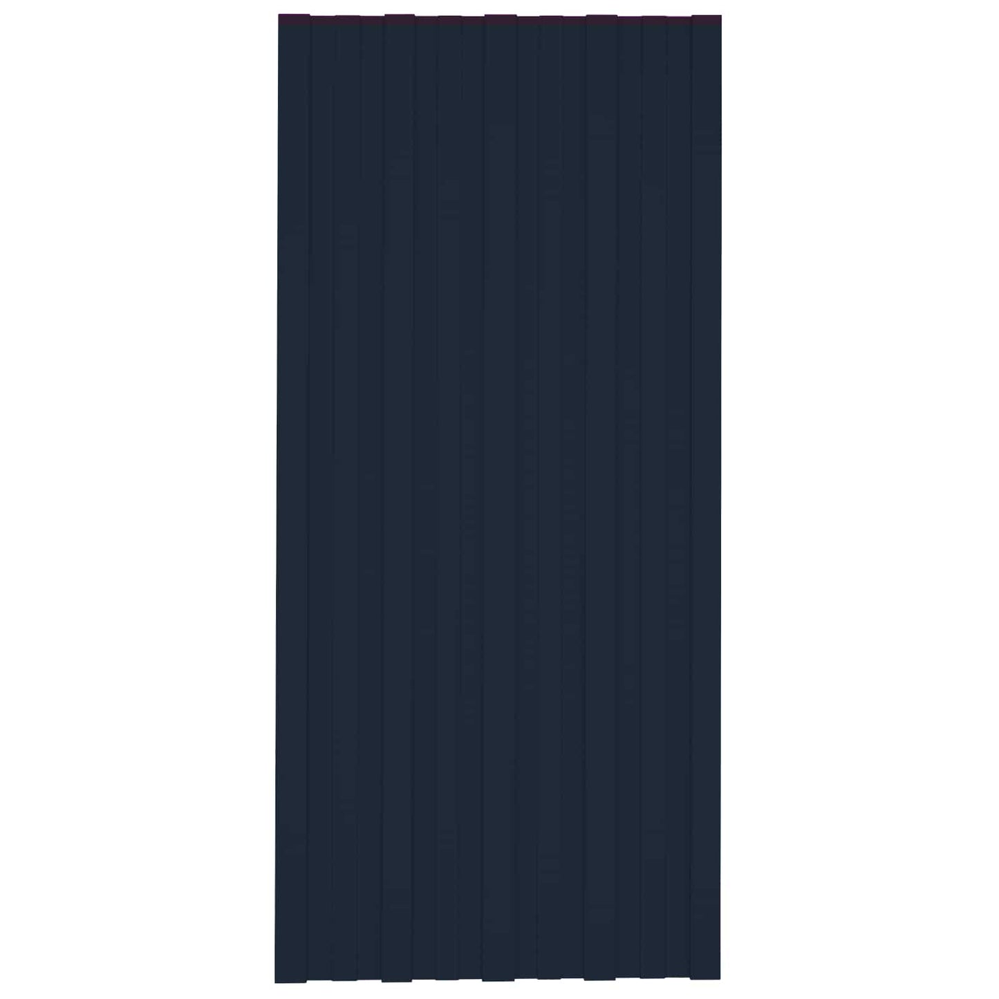Tagpanel 12 pcs Antracit 100 x 45 cm Galvaniseret stål
