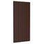 Tagpanel 12 pcs Brun 100 x 45 cm Galvaniseret stål