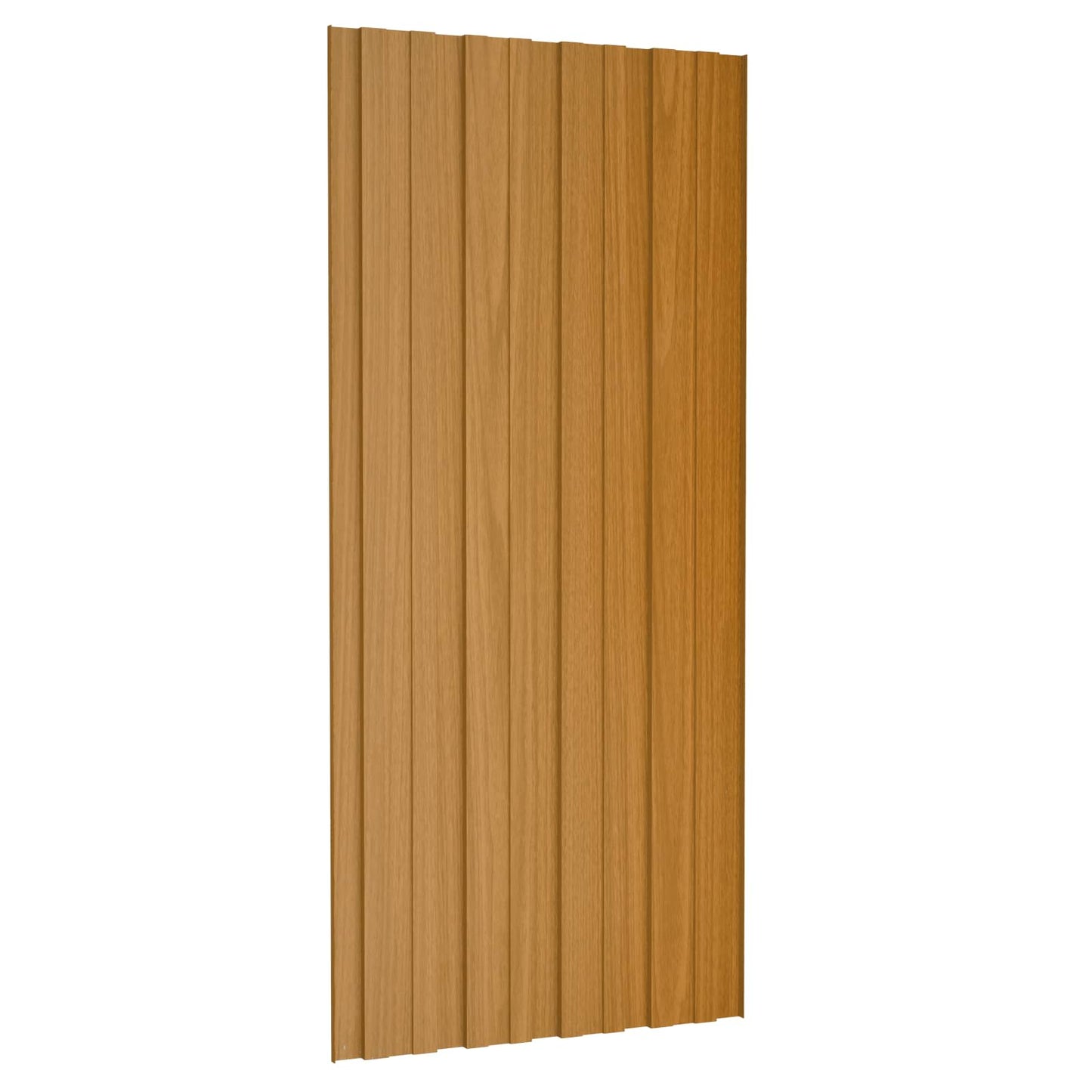 Tagpanel 12 pcs Naturfarvet 100 x 45 cm Galvaniseret stål