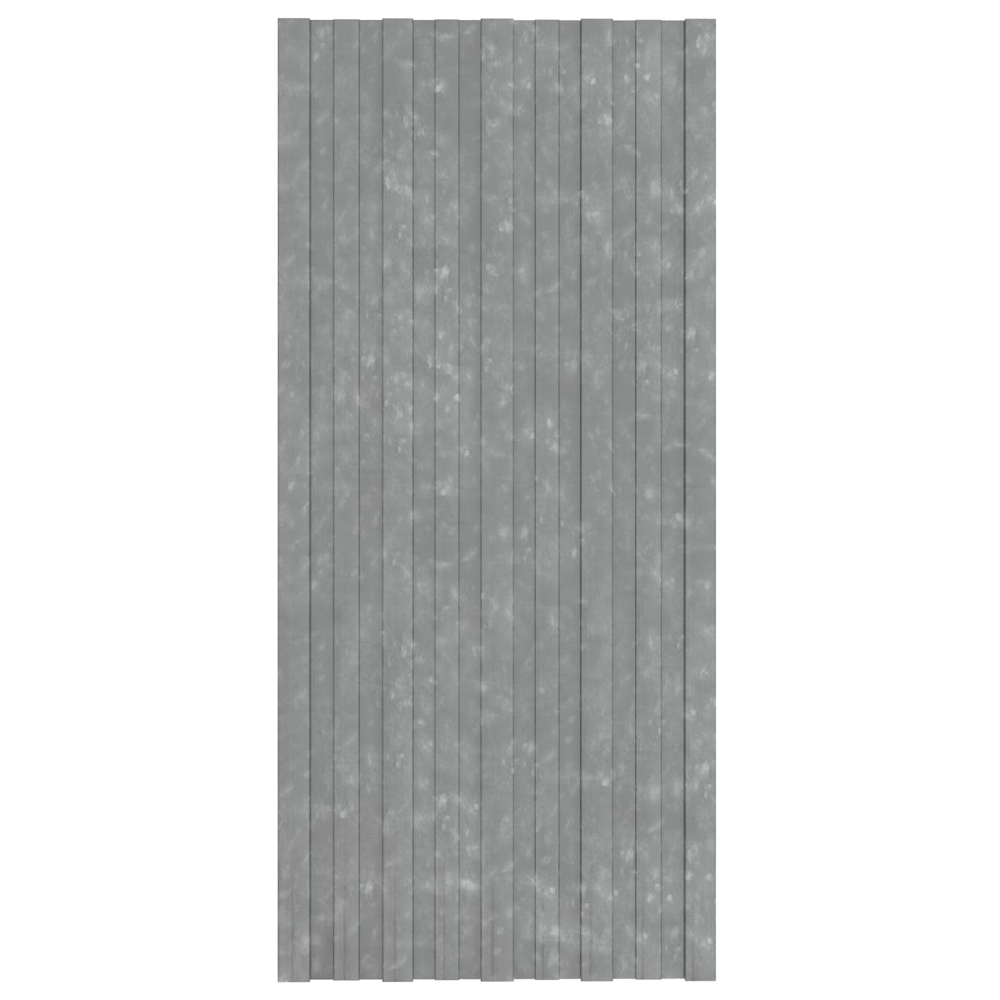 Tagpanel 12 pcs Sølv 100 x 45 cm Galvaniseret stål