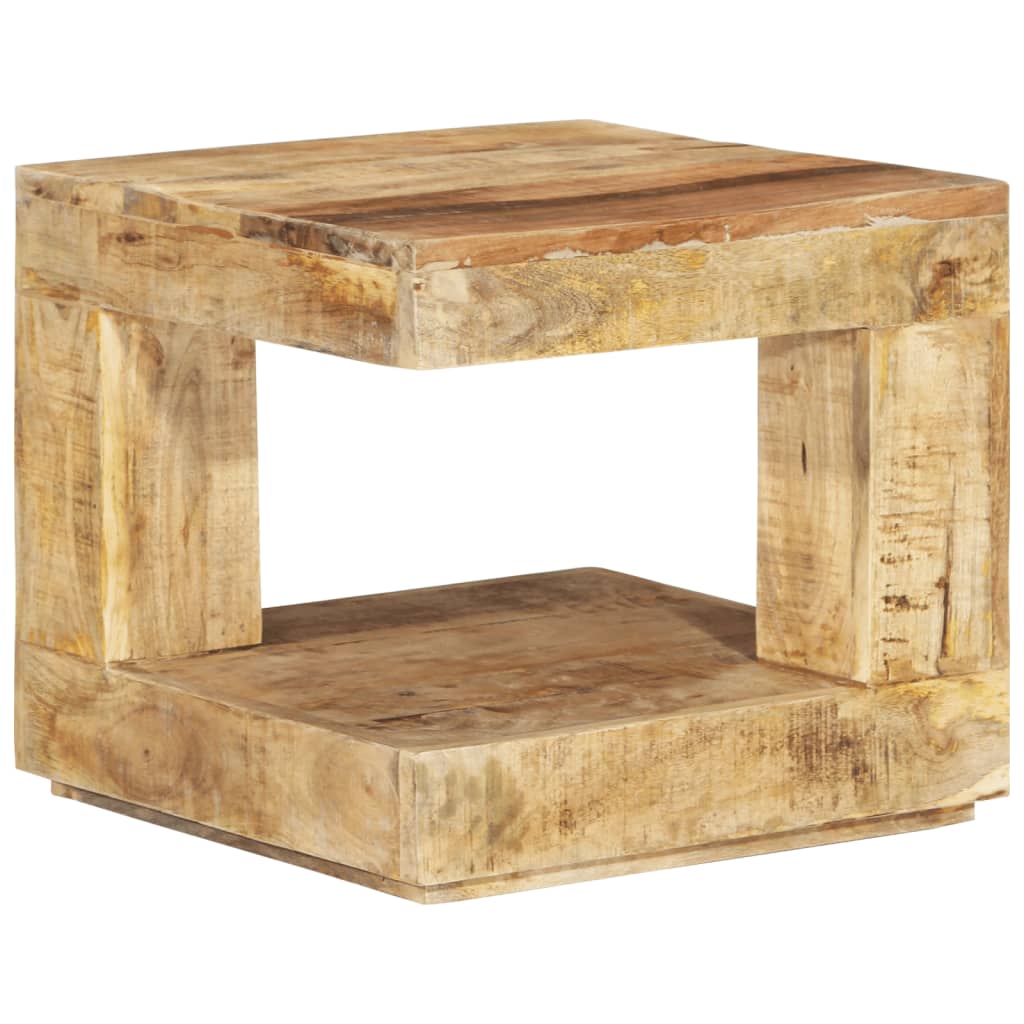 sofabord 45x45x40 cm massivt mangotræ