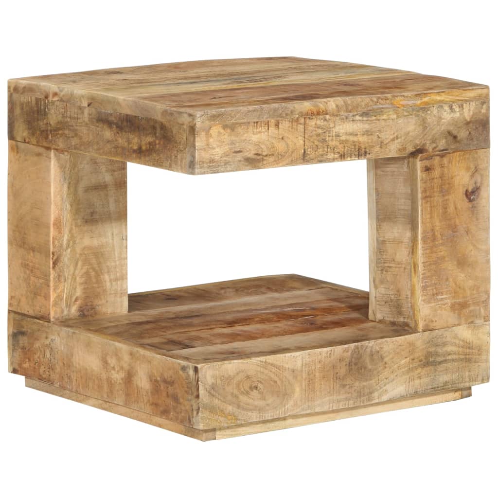 sofabord 45x45x40 cm massivt mangotræ