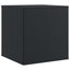 hyndeboks 100x97,5x104 cm polyrattan sort