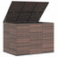 hyndeboks 145x100x103 cm polyrattan brun