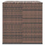 hyndeboks 145x100x103 cm polyrattan brun
