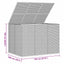 hyndeboks 145x100x103 cm polyrattan brun